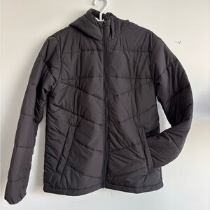 Jack and Jones Men's Black Puffer Jacket